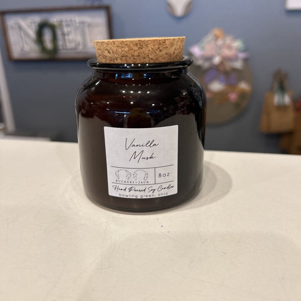 Vanilla Musk Birch Candle 8oz