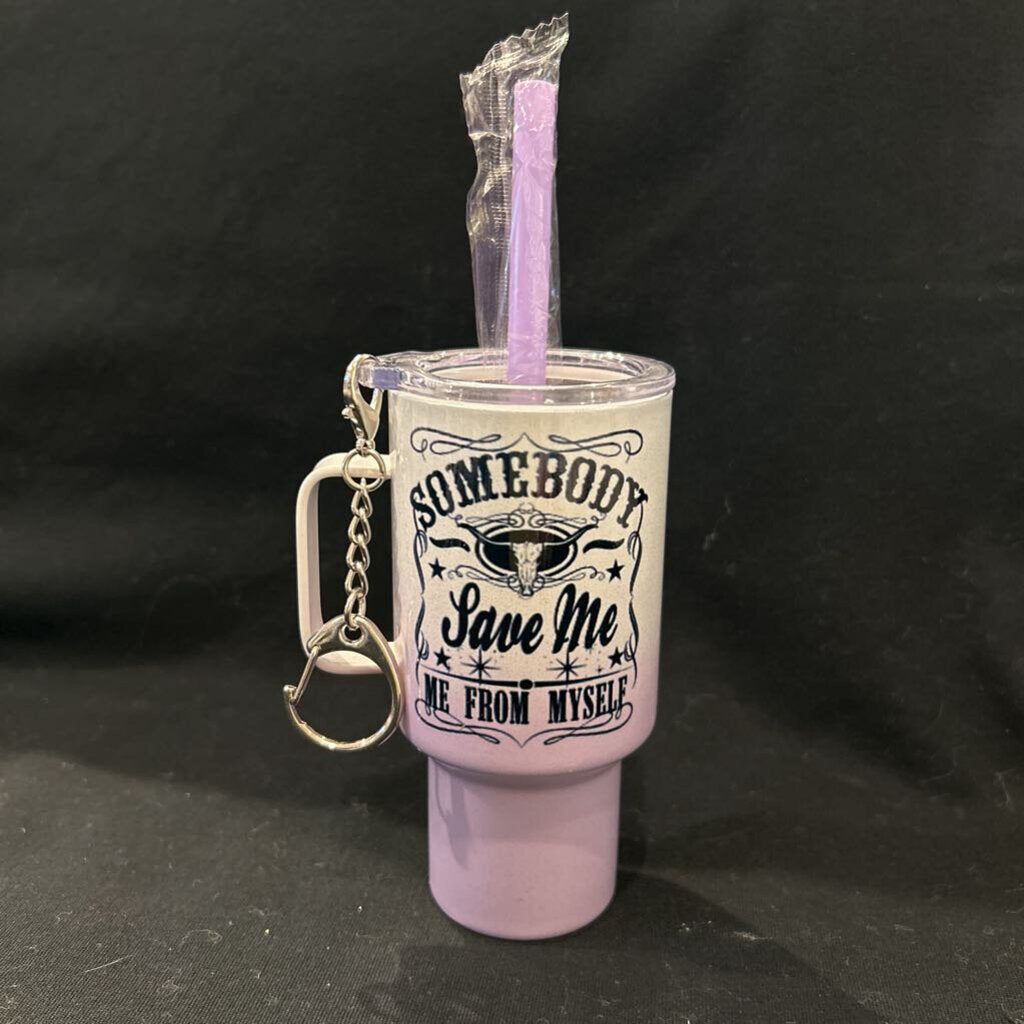 Jelly Roll Save Me Purple Ombre 4 oz Tumbler