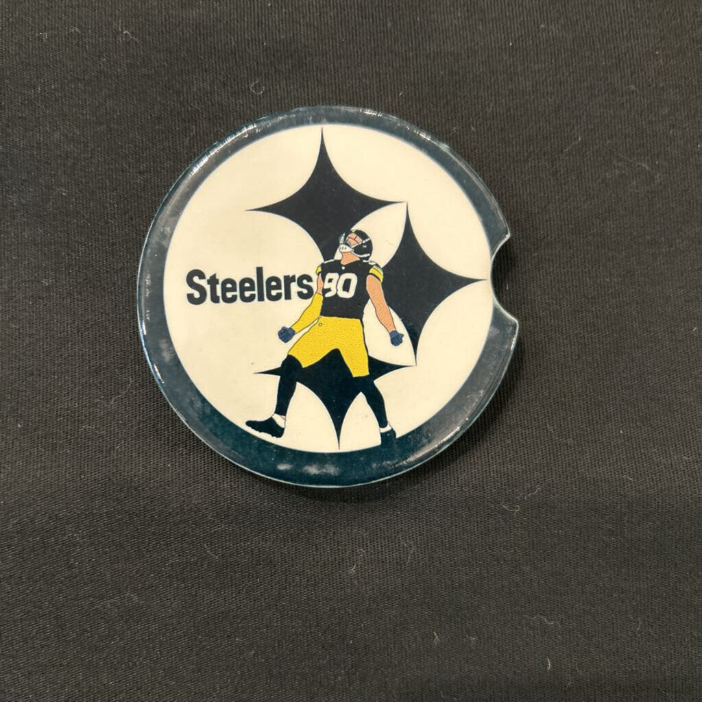 Steelers Logo w/ 90 Car Coaster