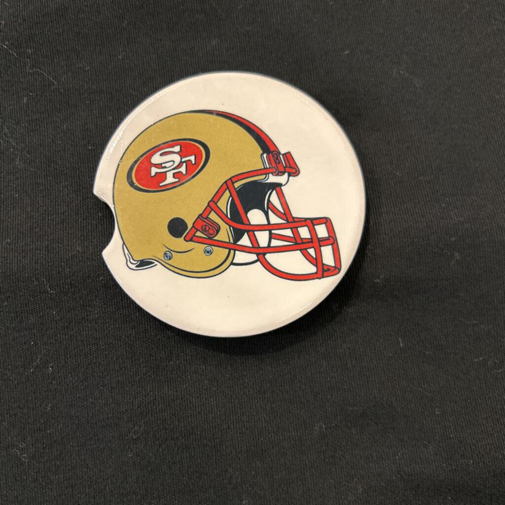 San Fran 49ers Helmet car coaster