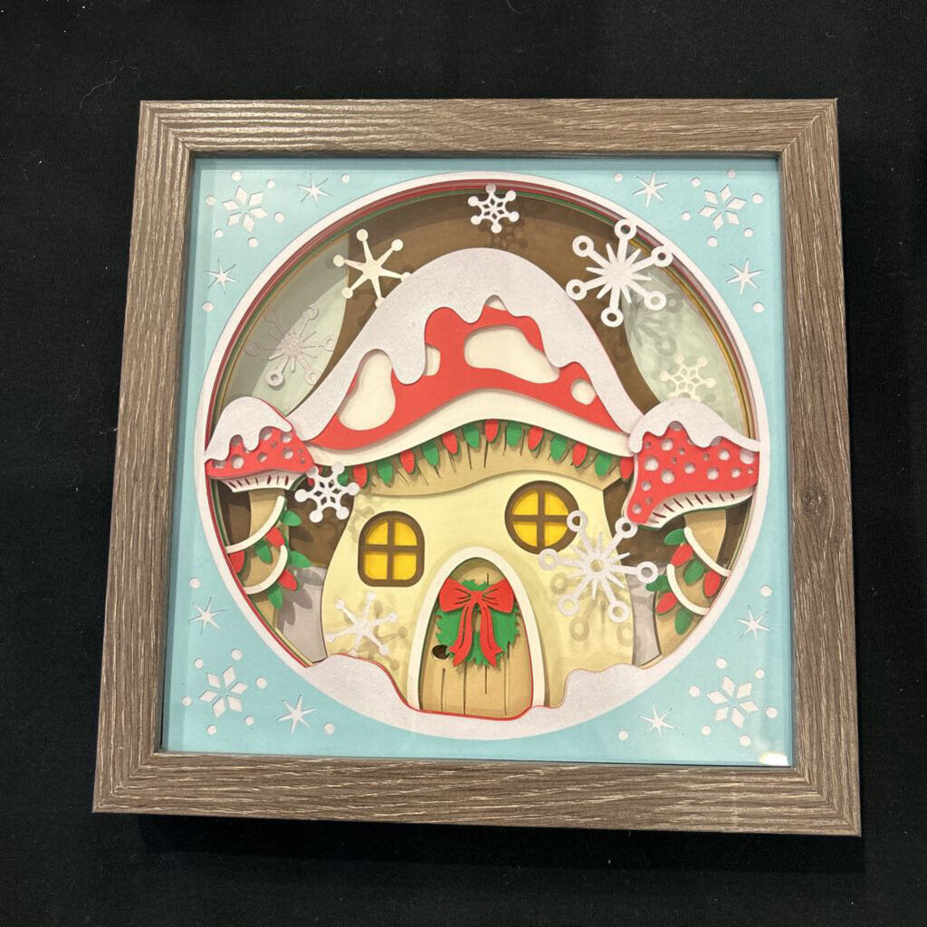 8x8 BR. Christmas Mushroom