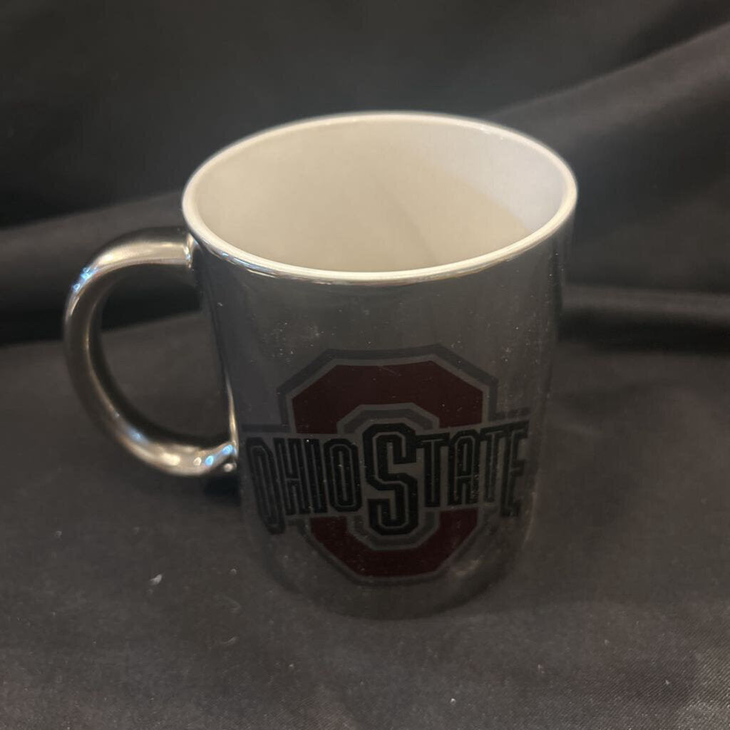 OSU Logo Mirror Silver Ceramic Mug 11oz