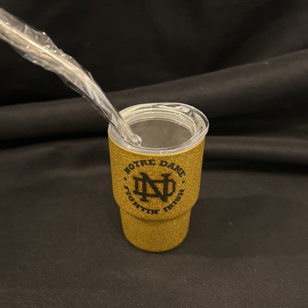 ND Gold Glitter 3oz miniTumbler