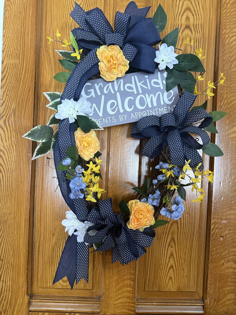 Grandkids Welcome Wreath