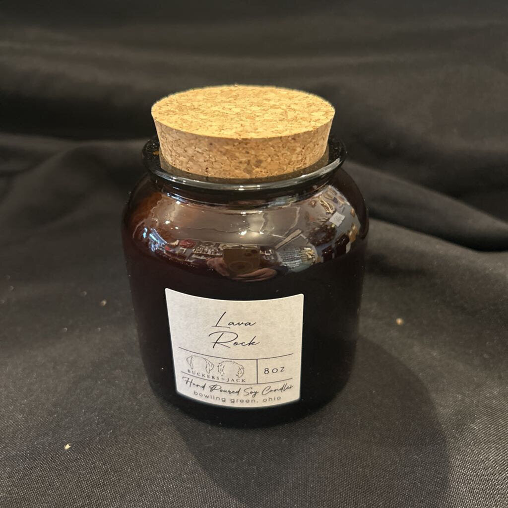 Lava Rock Candle