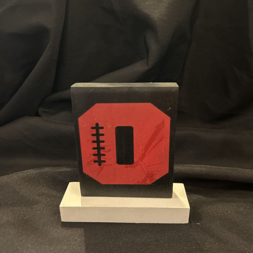 OSU Wood Square on stand