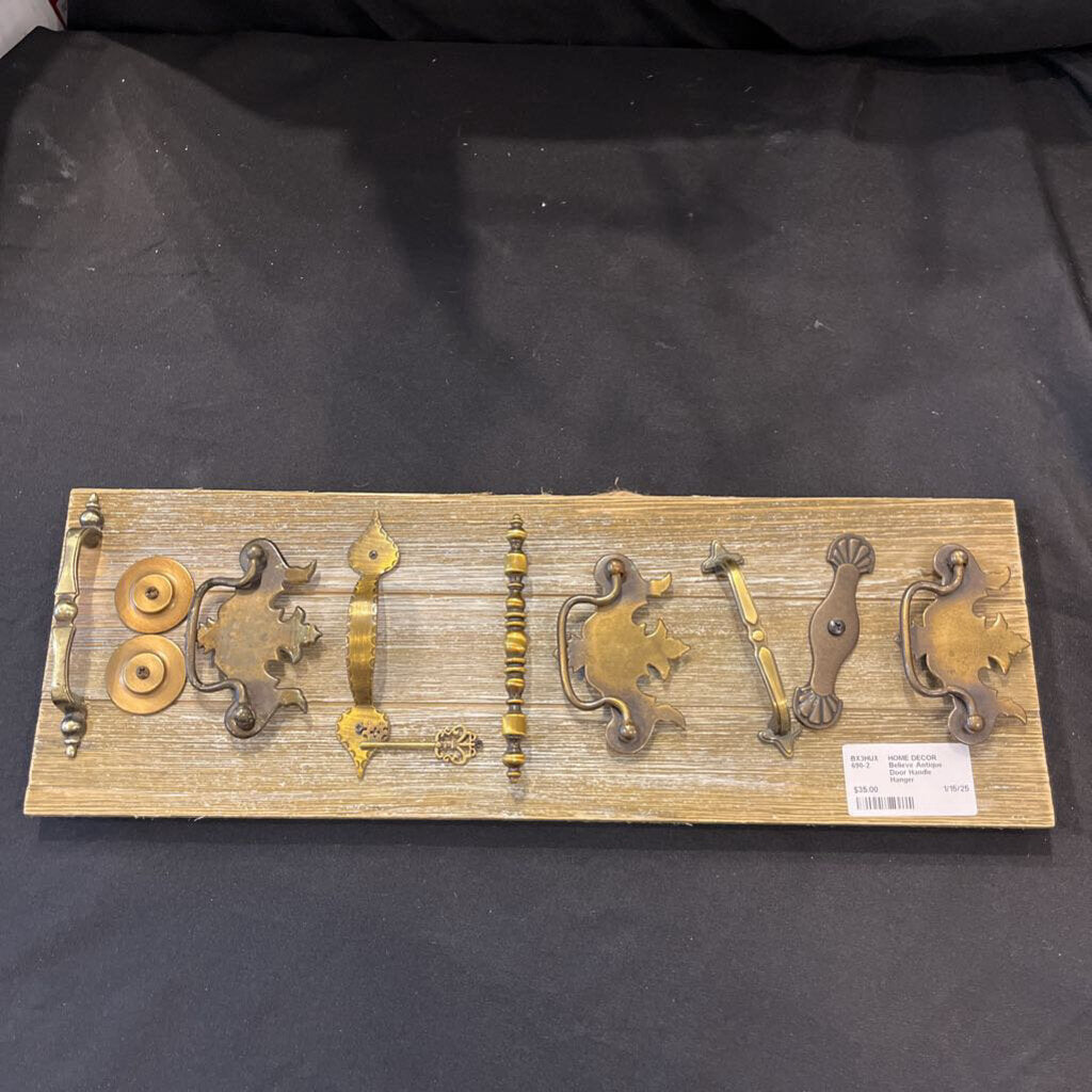 Believe Antique Door Handle Hanger