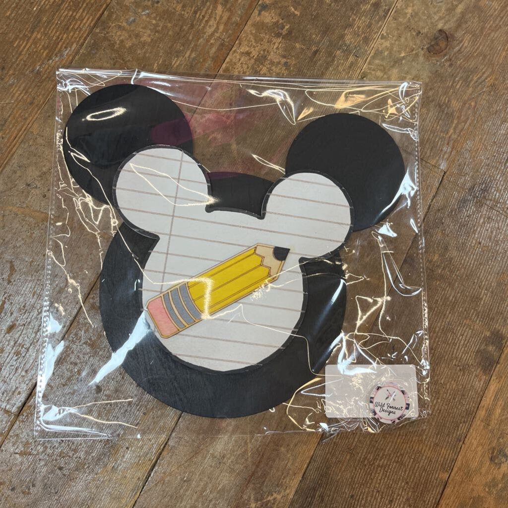 Mickey Pencil Paper Round CAE