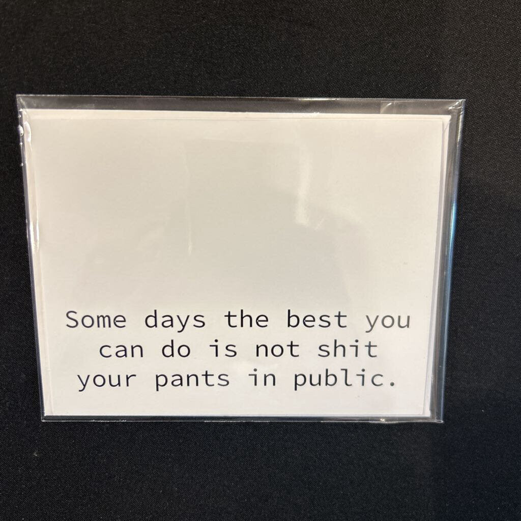 Poop in Public Card