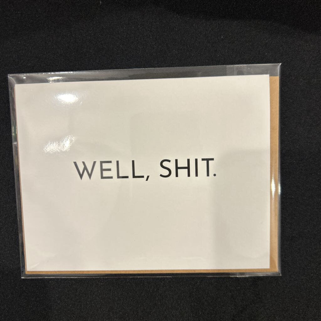 Well Shit, Card