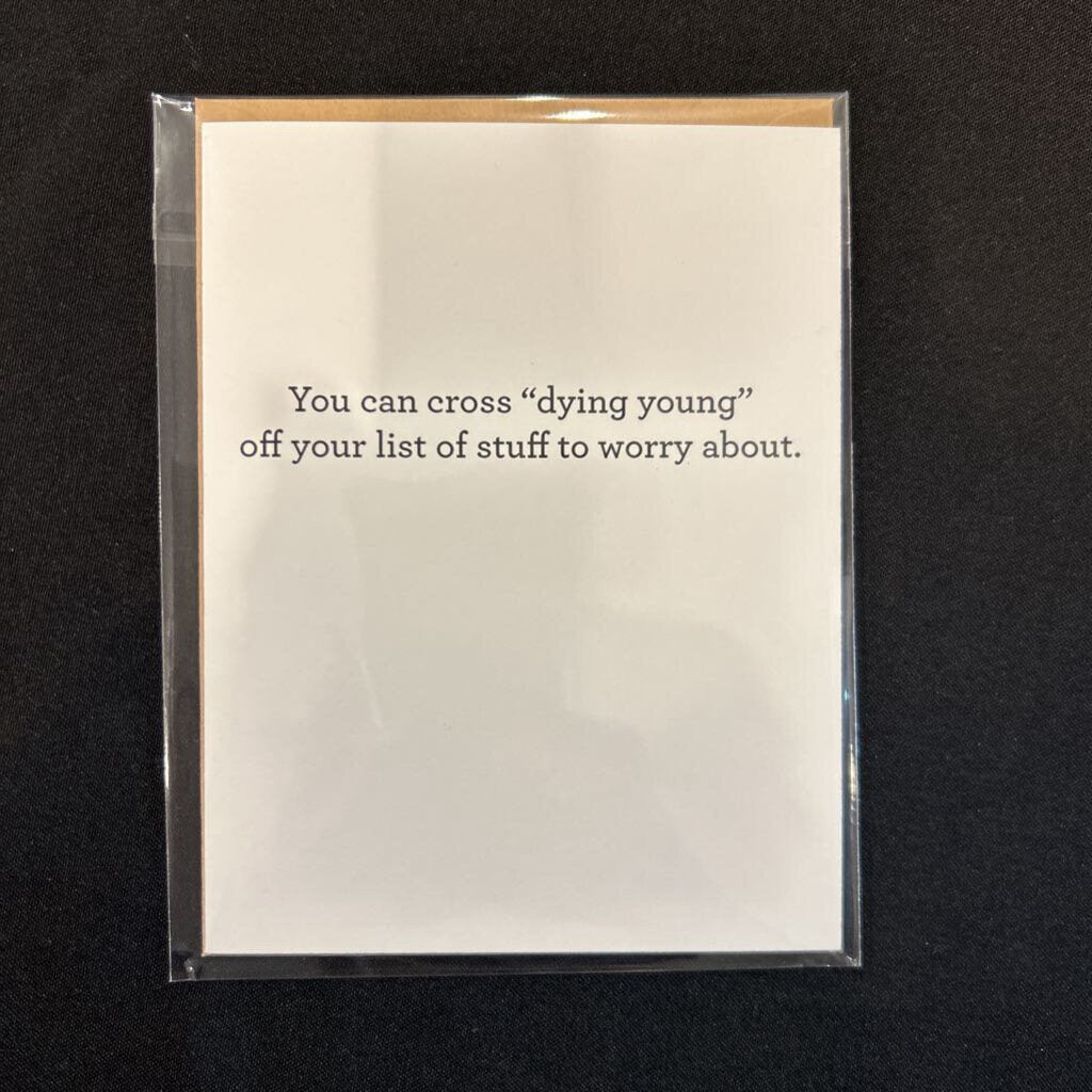 Dying Young, Card