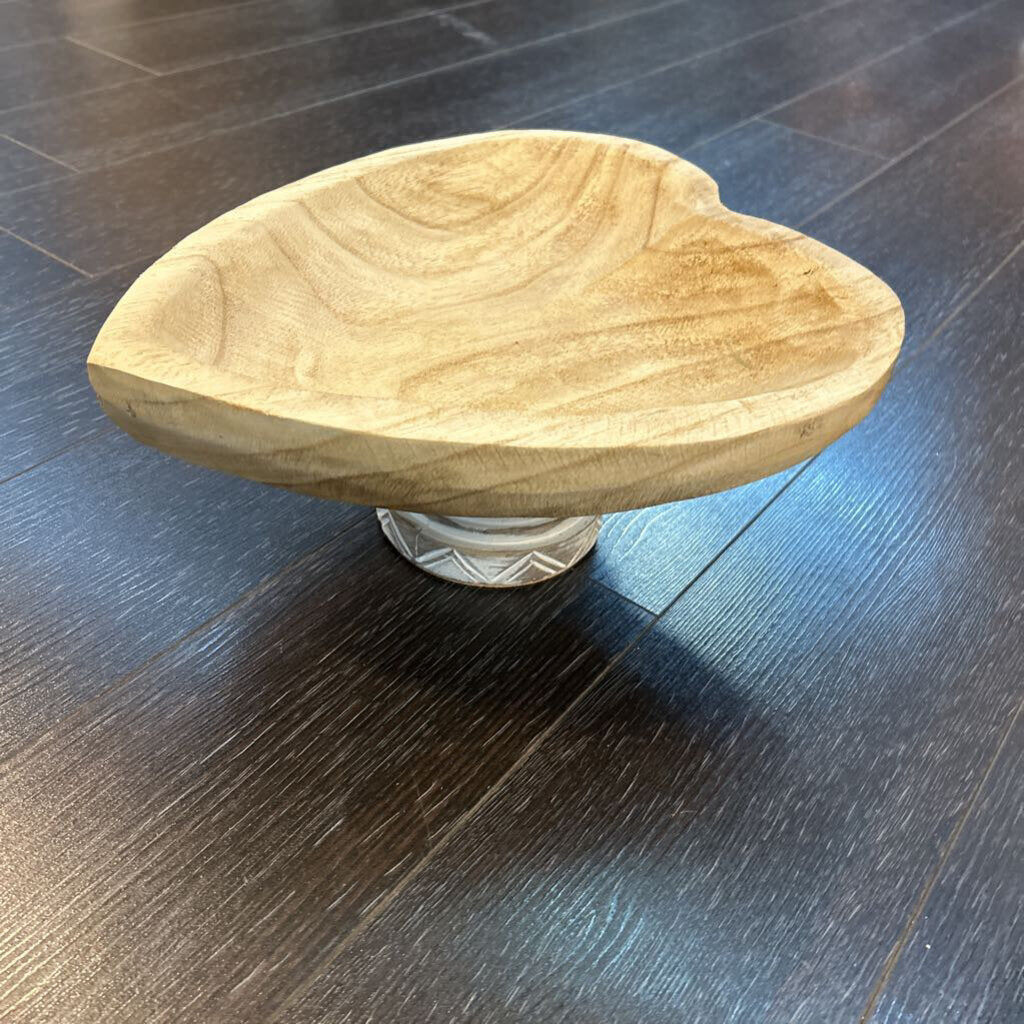 Heart Bowl on Pedestal