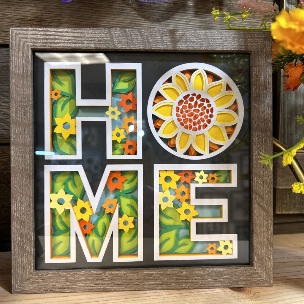 Home Sunflower Shadowbox
