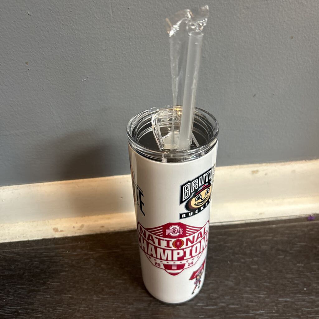 OSU Natty Collage w/ Trophy 20oz Tumbler white