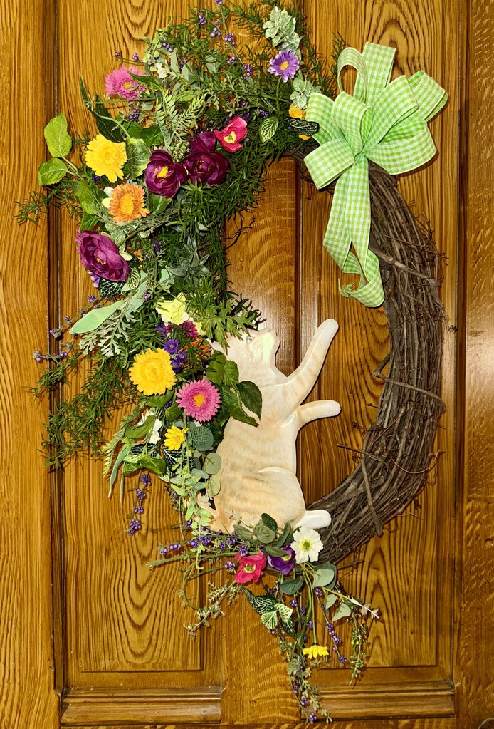 "Cat" Grapevine Wreath