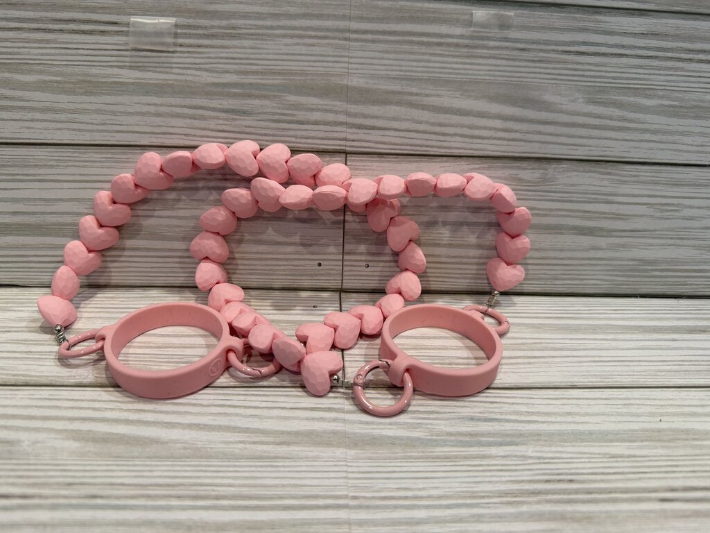 Tumbler Strap Pink Hearts
