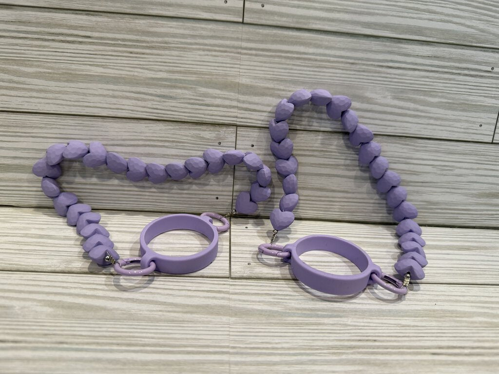 Tumbler Strap Purple Hearts