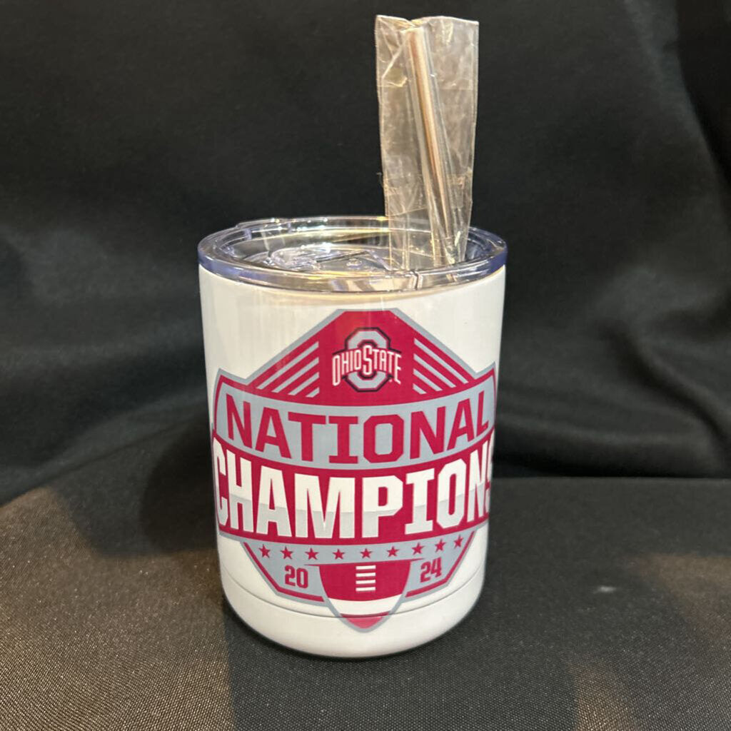 OSU Natty Red/Grey Logo 10 oz Rock Tumbler