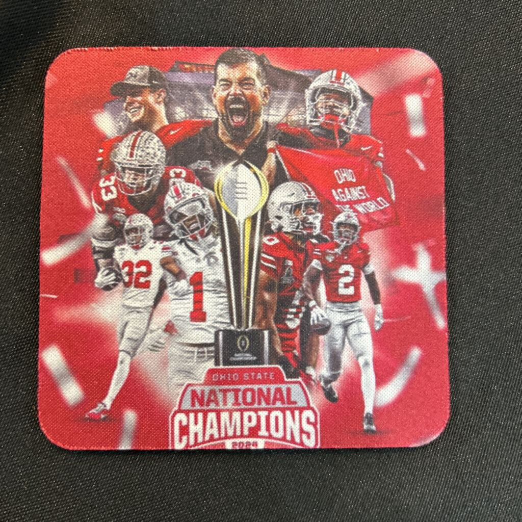 OSU Natty Players/Day Confetti Soft 4x4 Coaster