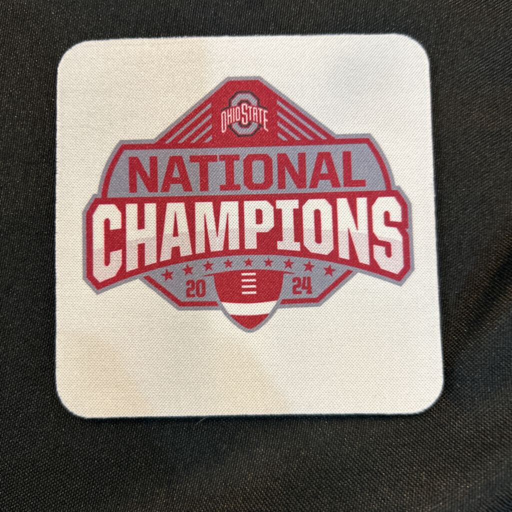 OSU Natty Gray/Red Logo Soft 4x4 Coaster