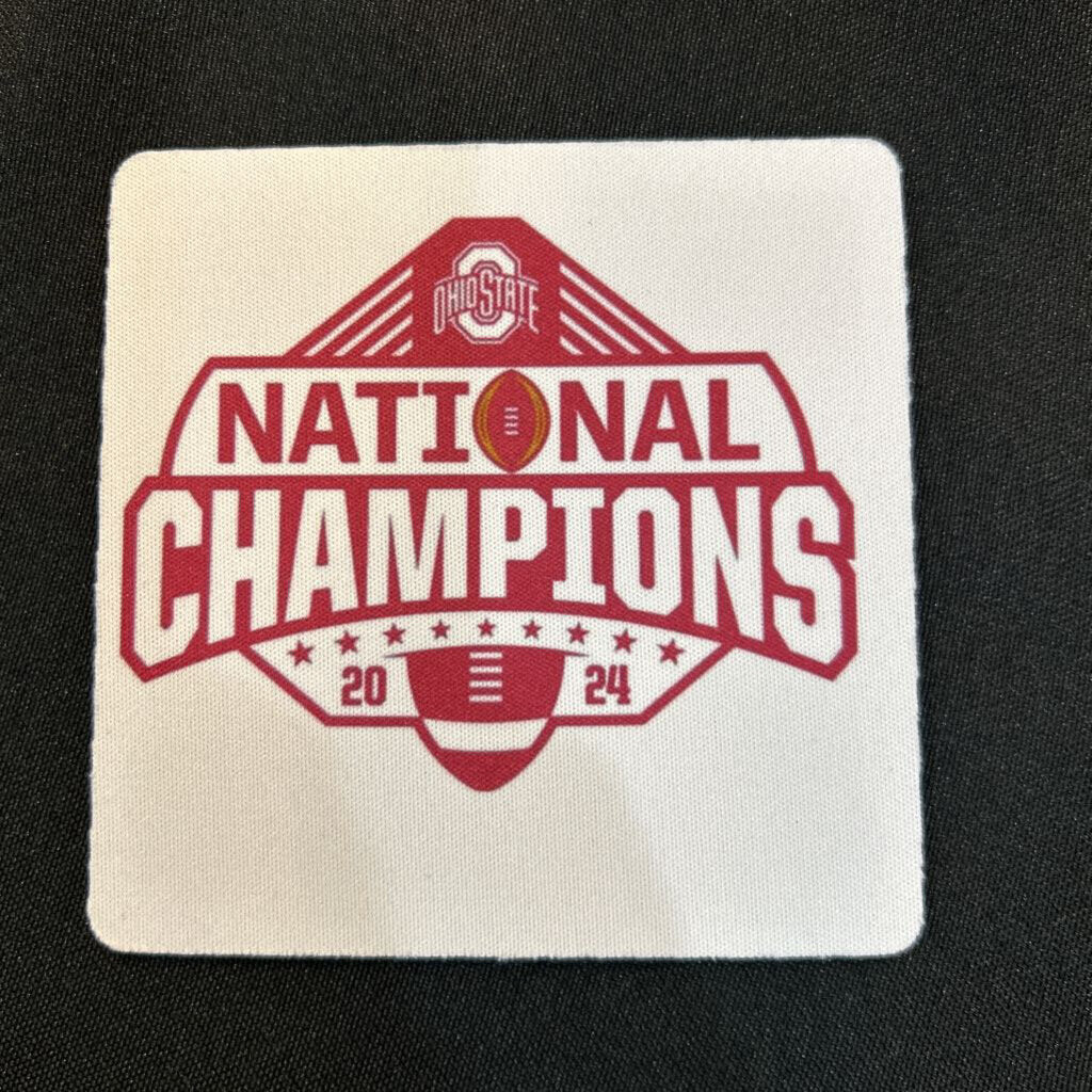 OSU Natty Logo Red Soft 4x4 Coaster