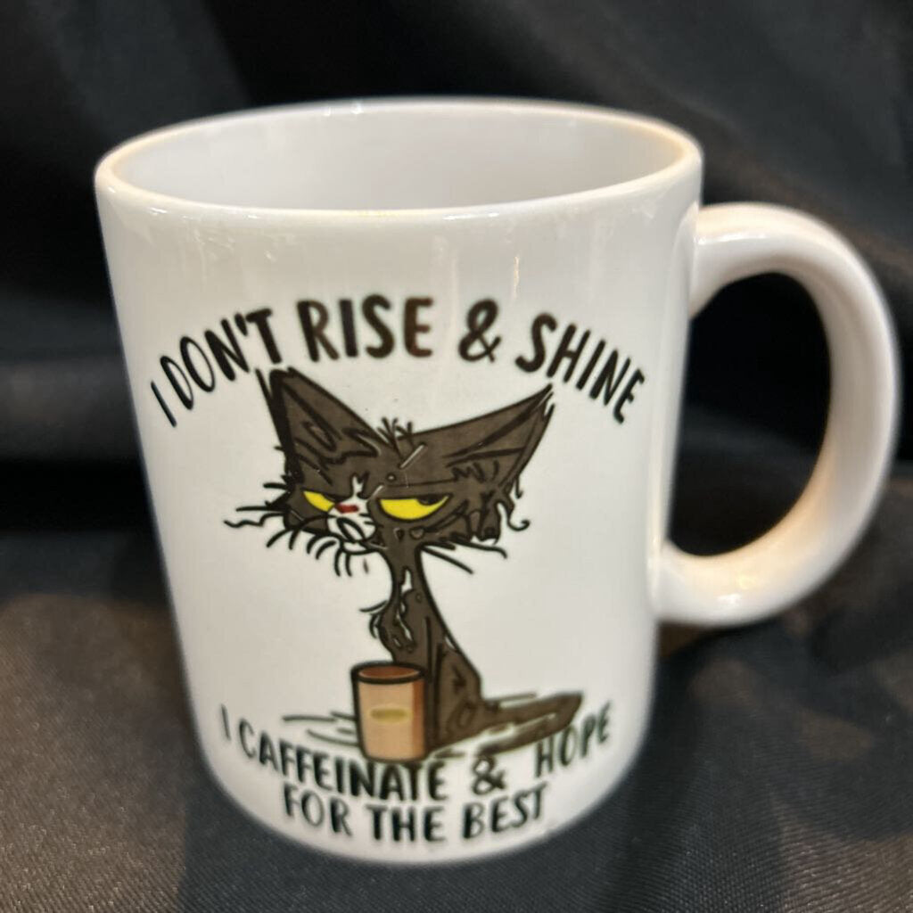 I Don't Rise & Shine 11oz mug