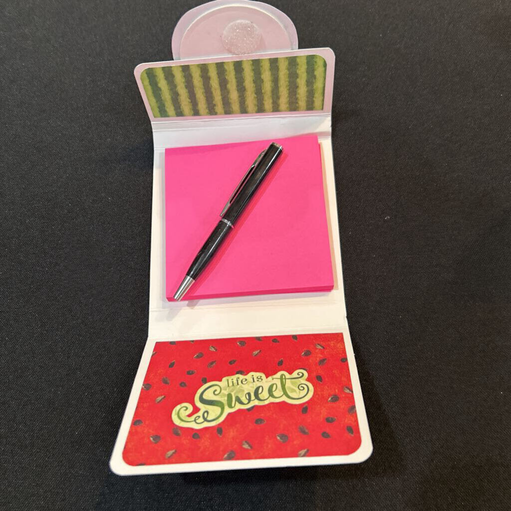 Watermelon Notepad with Pen