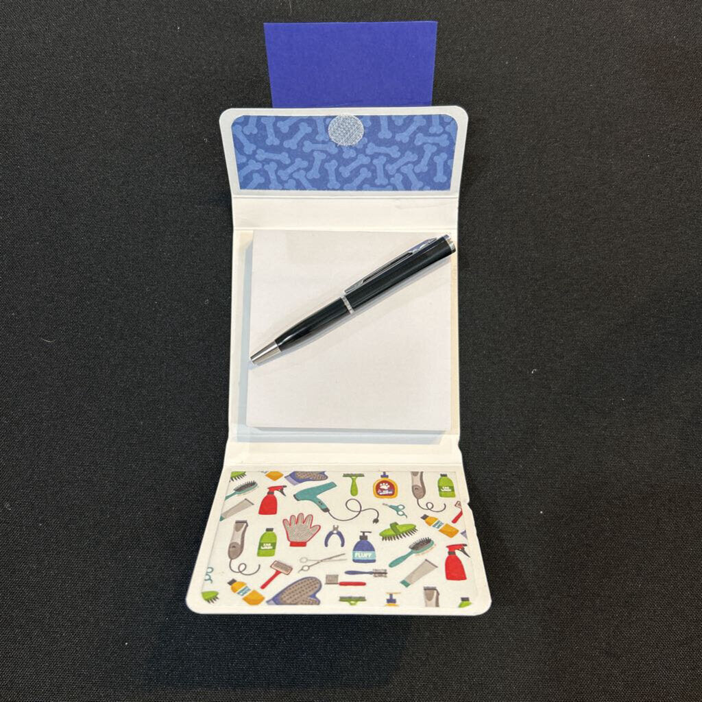 Dog Groomer Notepad with Pen