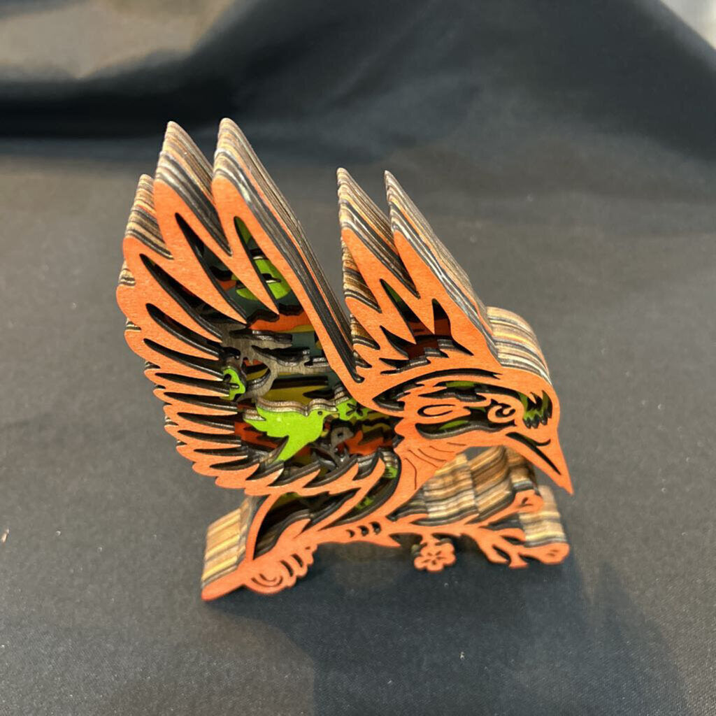 Hummingbird Layered 3D Decor