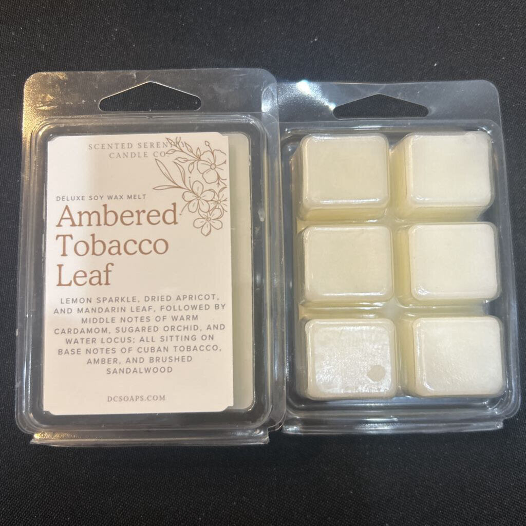 Wax Melt Ambered Tobacco Leaf
