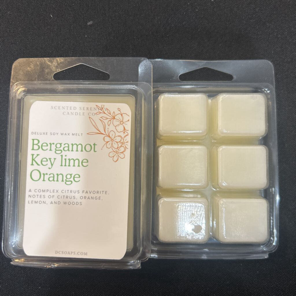 Wax Melt Bergamot Key Lime, Orange
