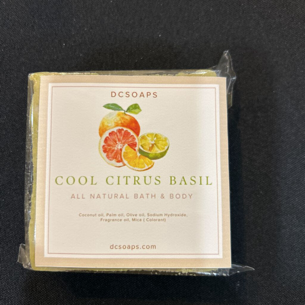 Cool Citrus Basil Soap Bar