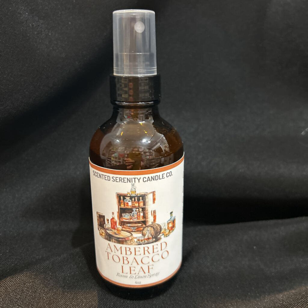 Ambered Tobacco Leaf Room Spray