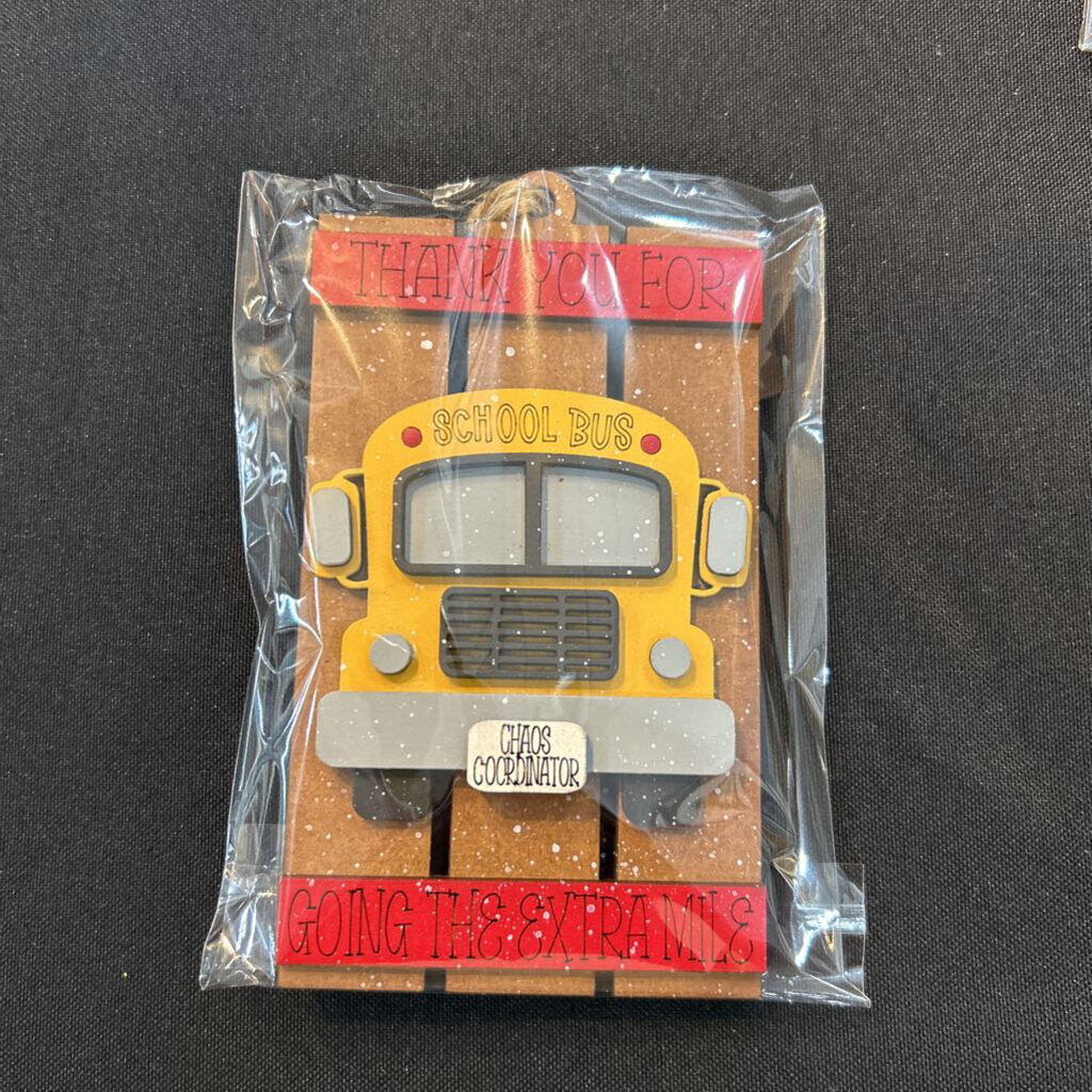 School Bus Gift Card Holder