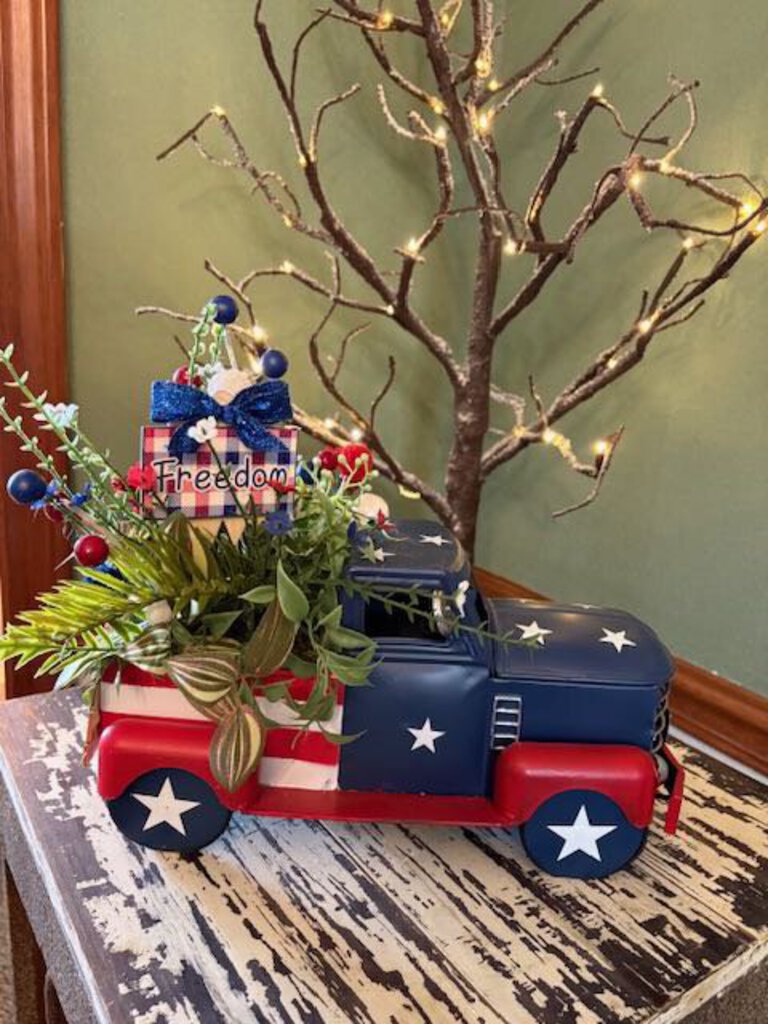 Floral Patriot Truck