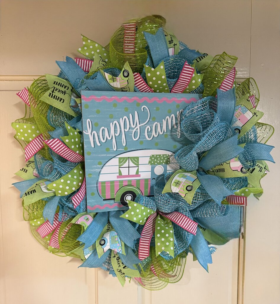 Happy Camper Wreath