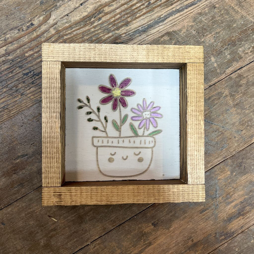 Flower Pot Sketch Mini (shelf sitter)