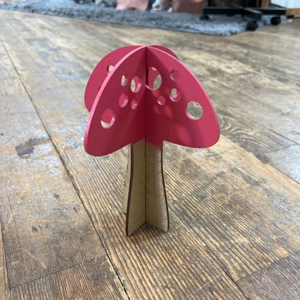 3D Mushroom Coral Lg laser cut (shelf sitter)