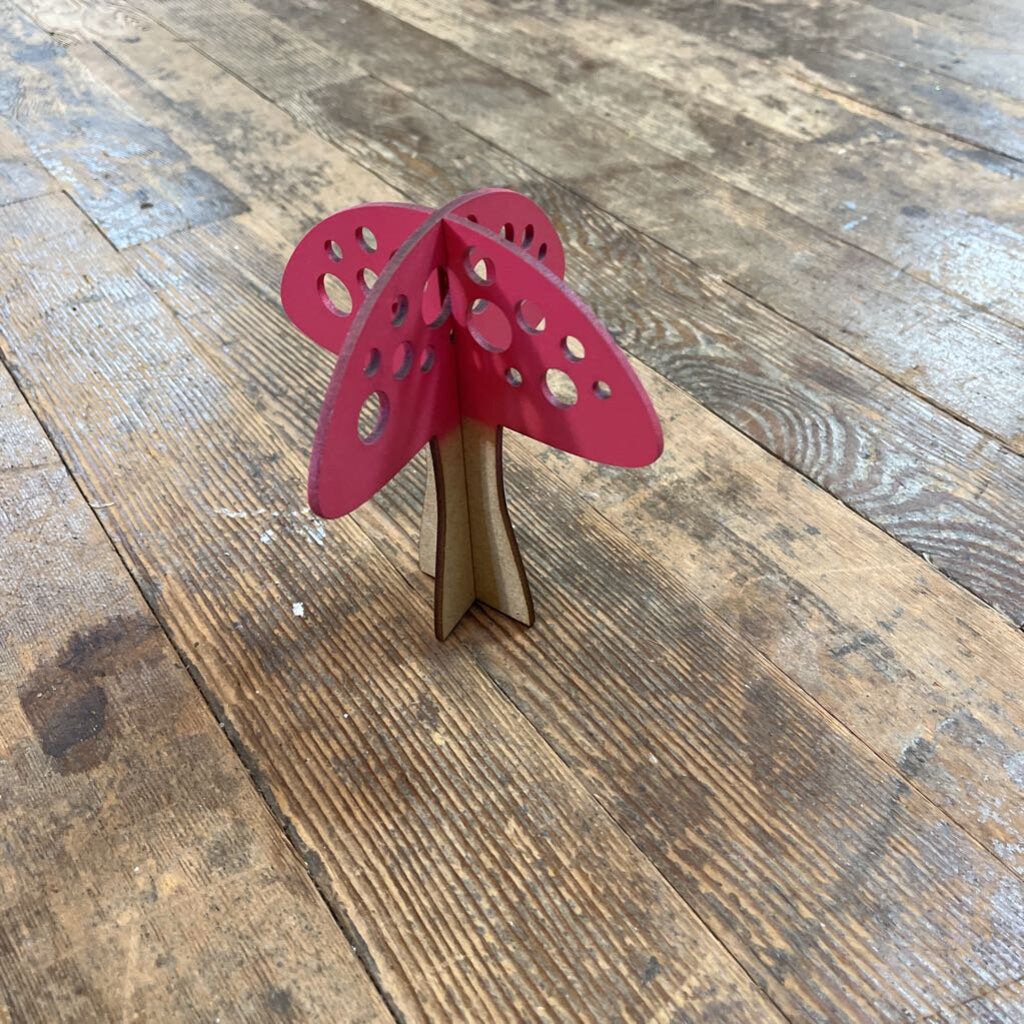 3D Mushroom Coral Med laser cut (shelf sitter)