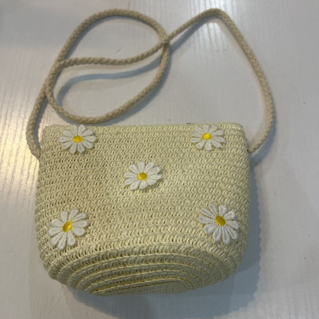 Youth Flower Grass Woven Purse