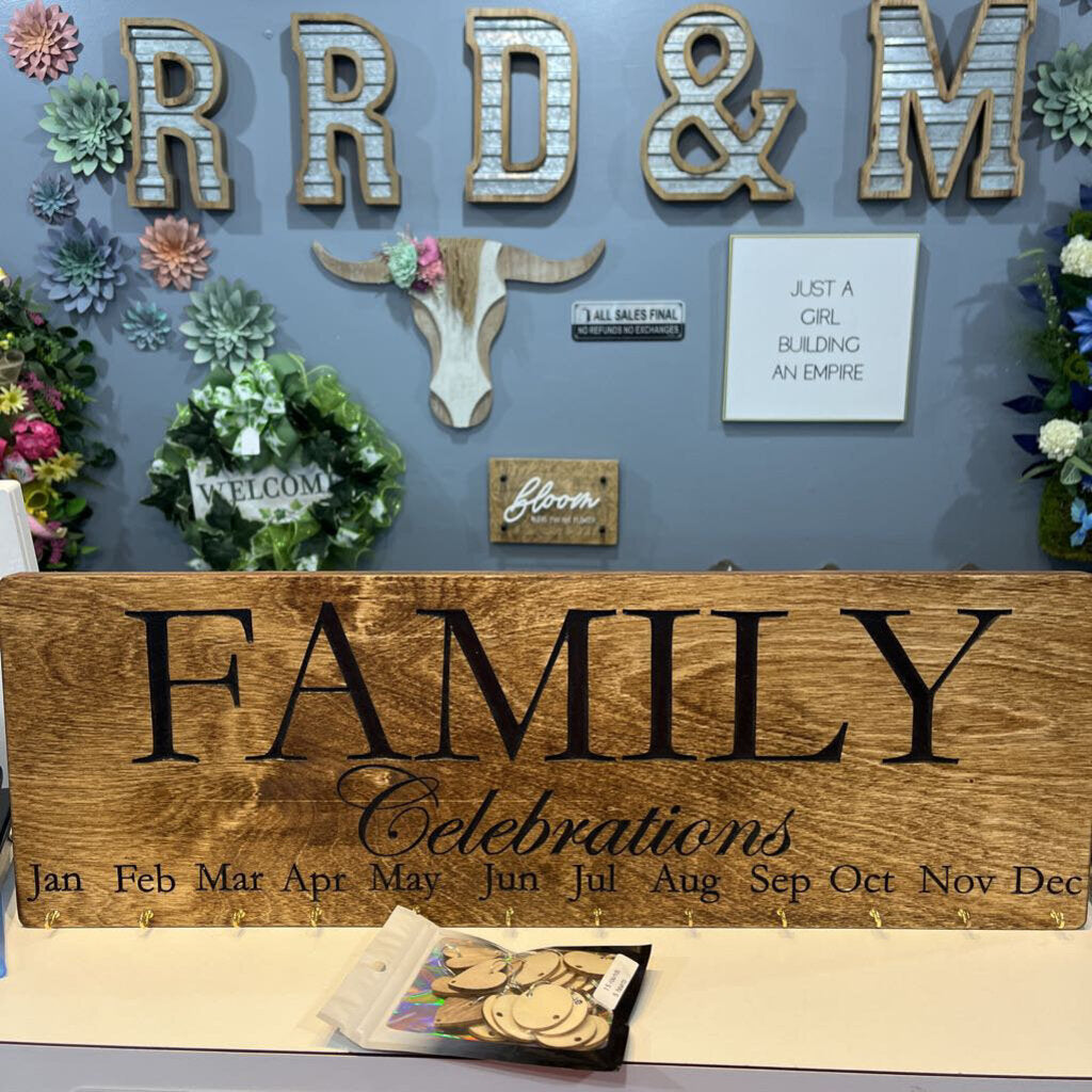 Family Celebration/Disc Sign
