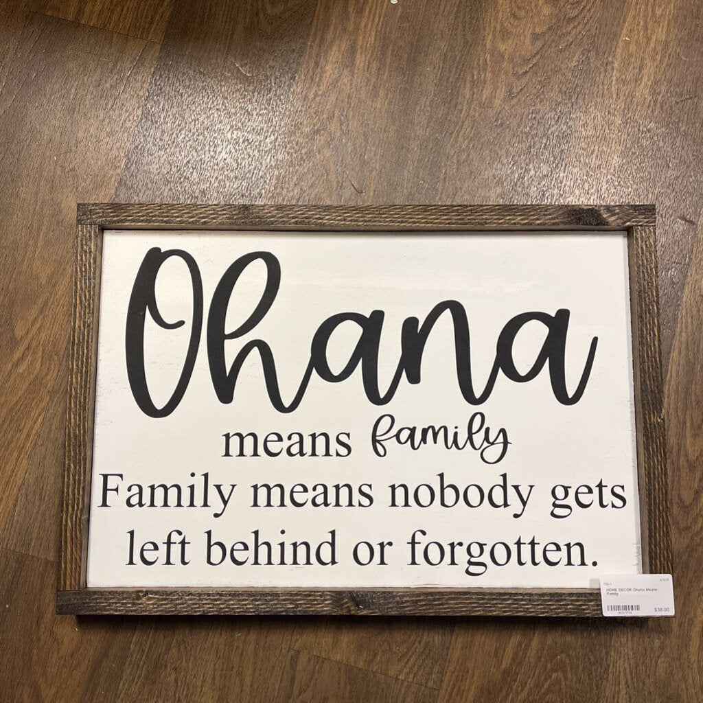 Ohana Means Family