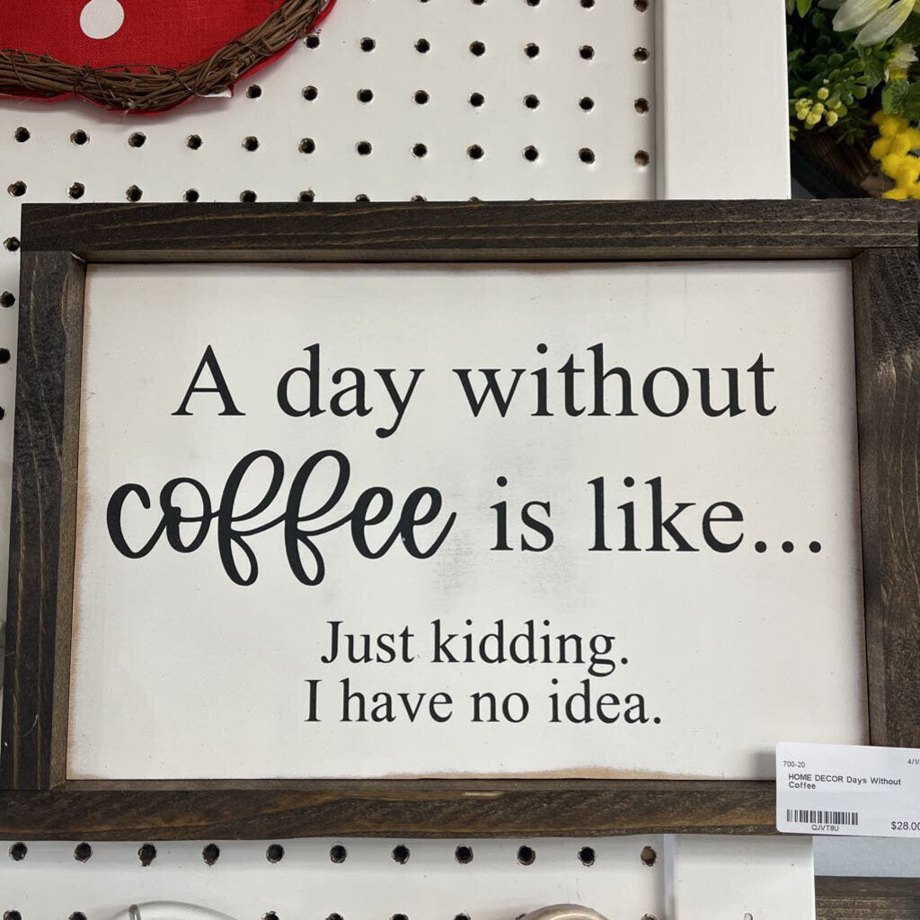 Days Without Coffee