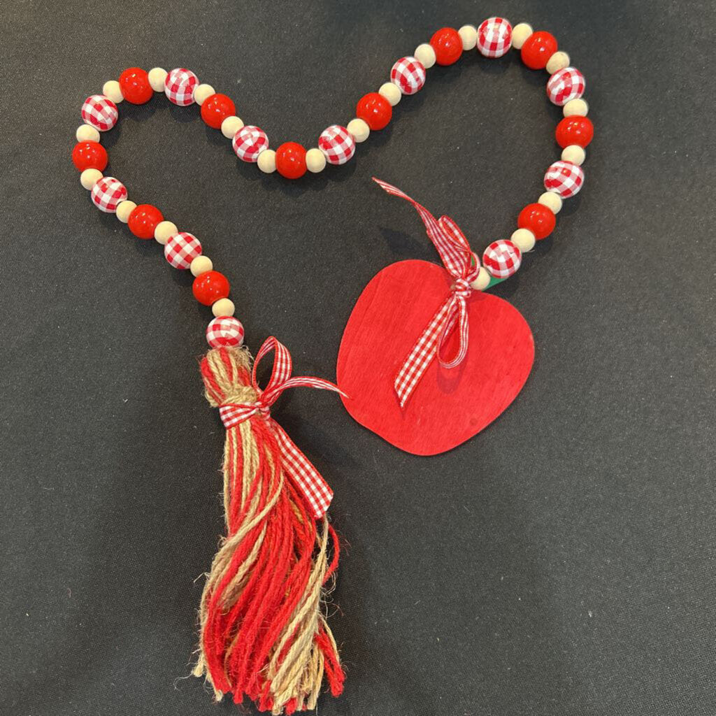Apple beaded Garland