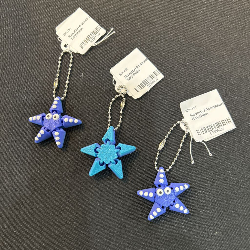 Starfish Keychain
