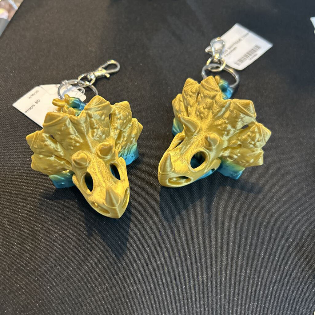 Triceratops 3D Keychain