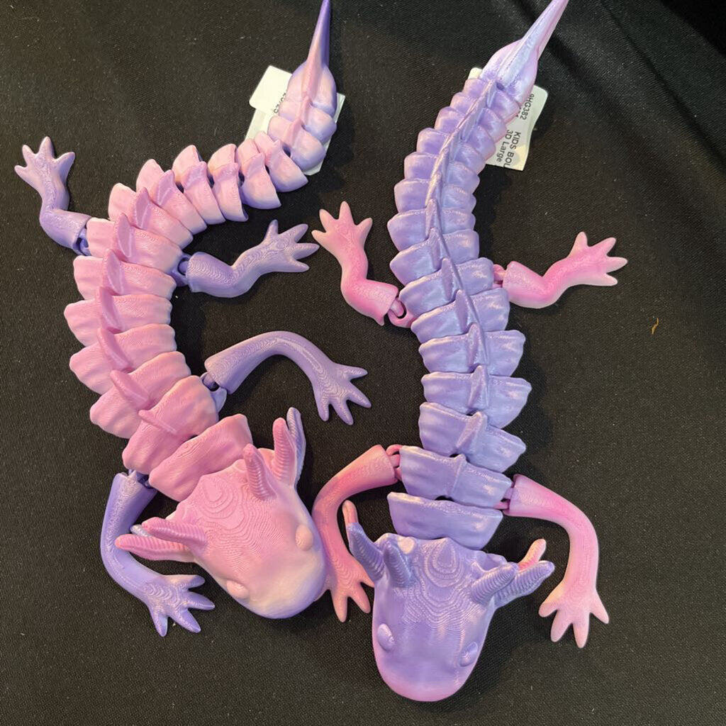 3D Large Axolotl