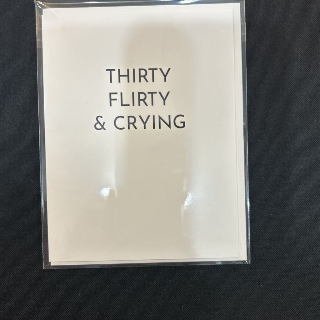 Thirty & Crying, Card