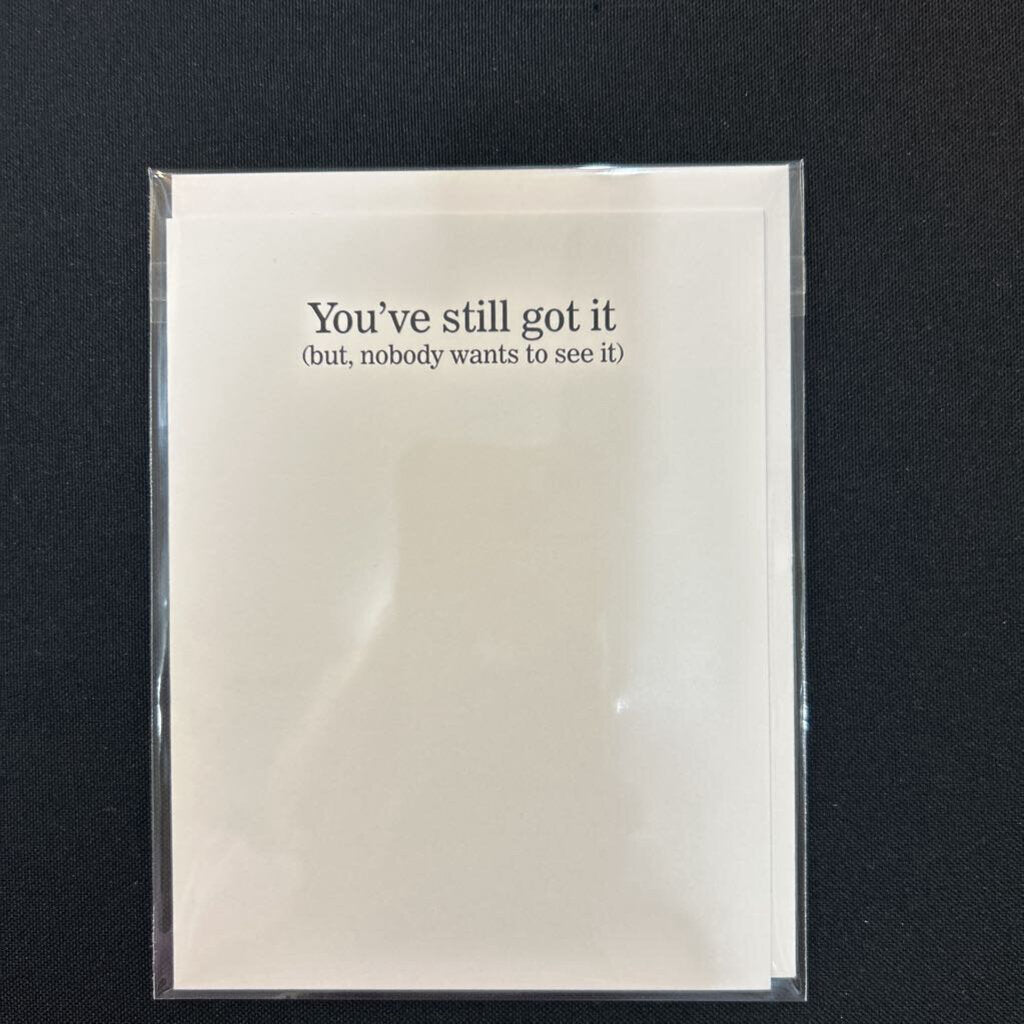 Still Got It, Card