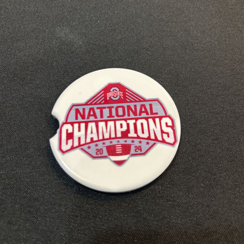 Car Coaster OSU Natty Red/Gray